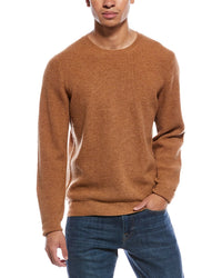Brodie Cashmere Moss Stitch Wool & Cashmere-Blend Crewneck Sweater