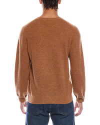 Brodie Cashmere Moss Stitch Wool & Cashmere-Blend Crewneck Sweater