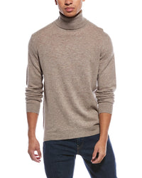 Brodie Cashmere Classic Wool & Cashmere-Blend Turtleneck Sweater