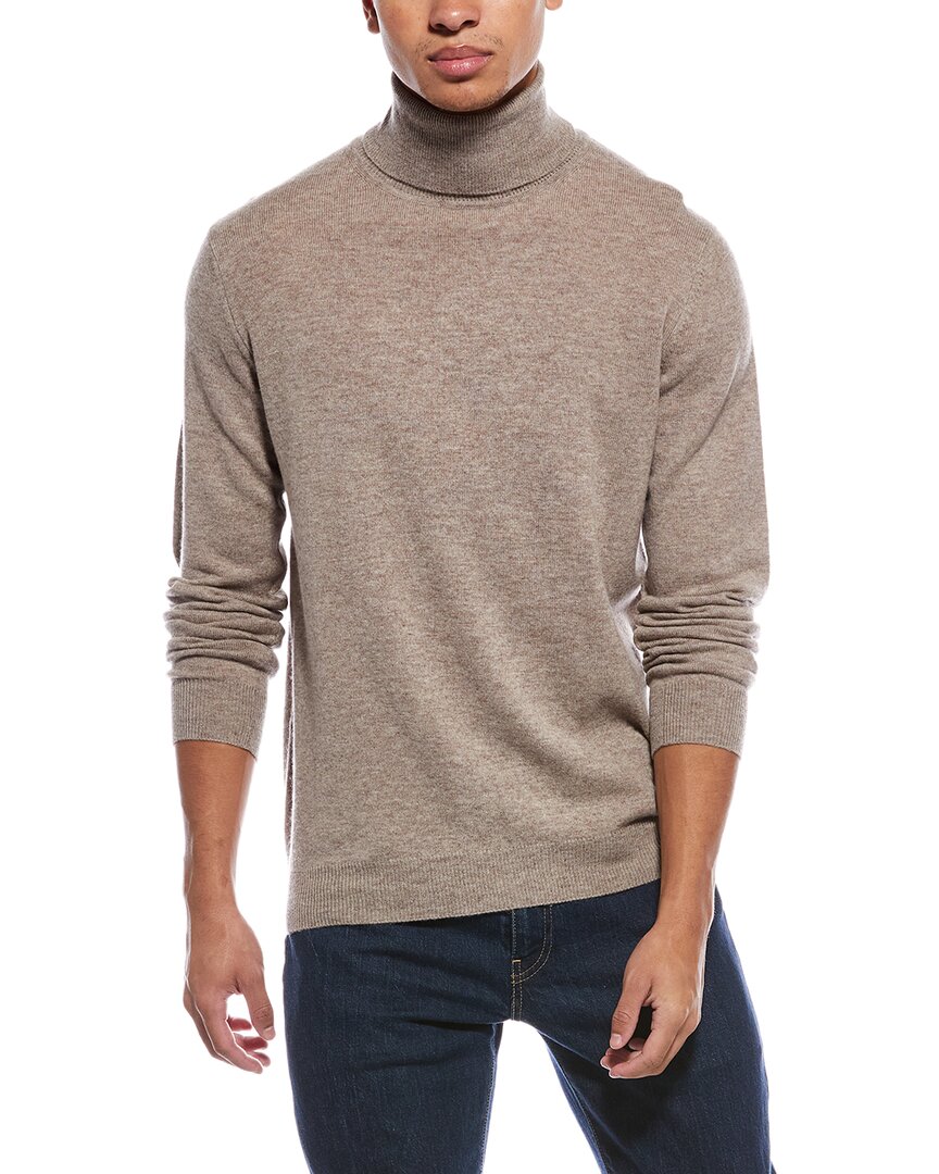Brodie Cashmere Classic Wool & Cashmere-Blend Turtleneck Sweater