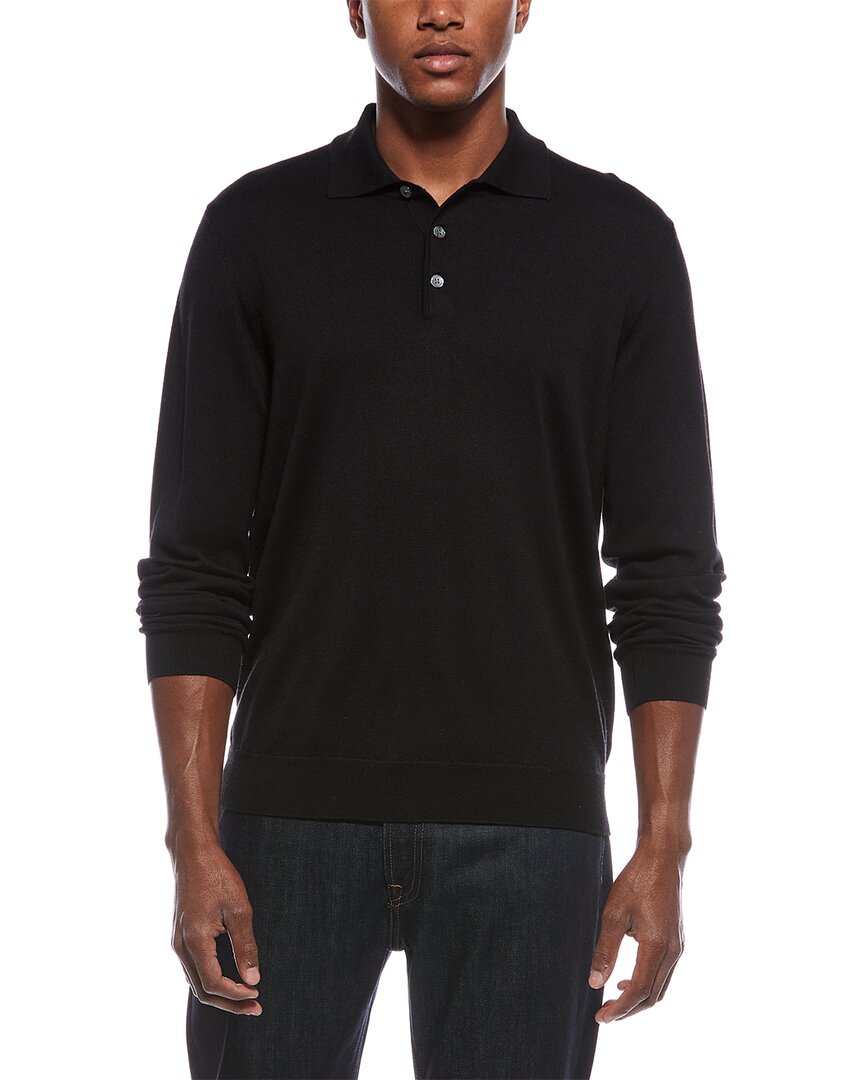 J.Mclaughlin Savona Wool & Silk-Blend Polo Shirt