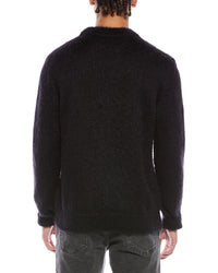 Balmain Wool & Mohair Blend Crewneck Sweater