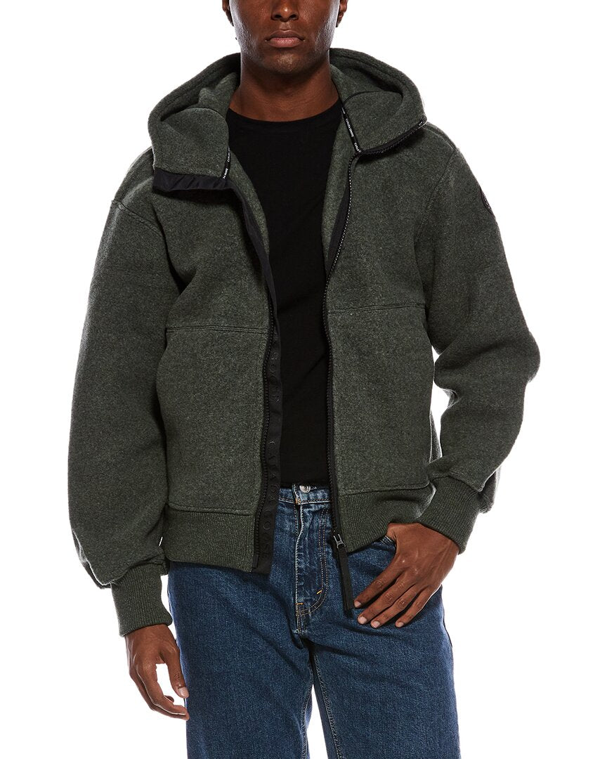 Canada Goose Chilliwack Wool-Blend Fleece Bomber Jacket