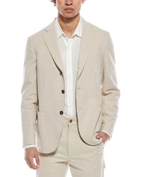 Montedoro By Slowear Stripe Textured Blazer