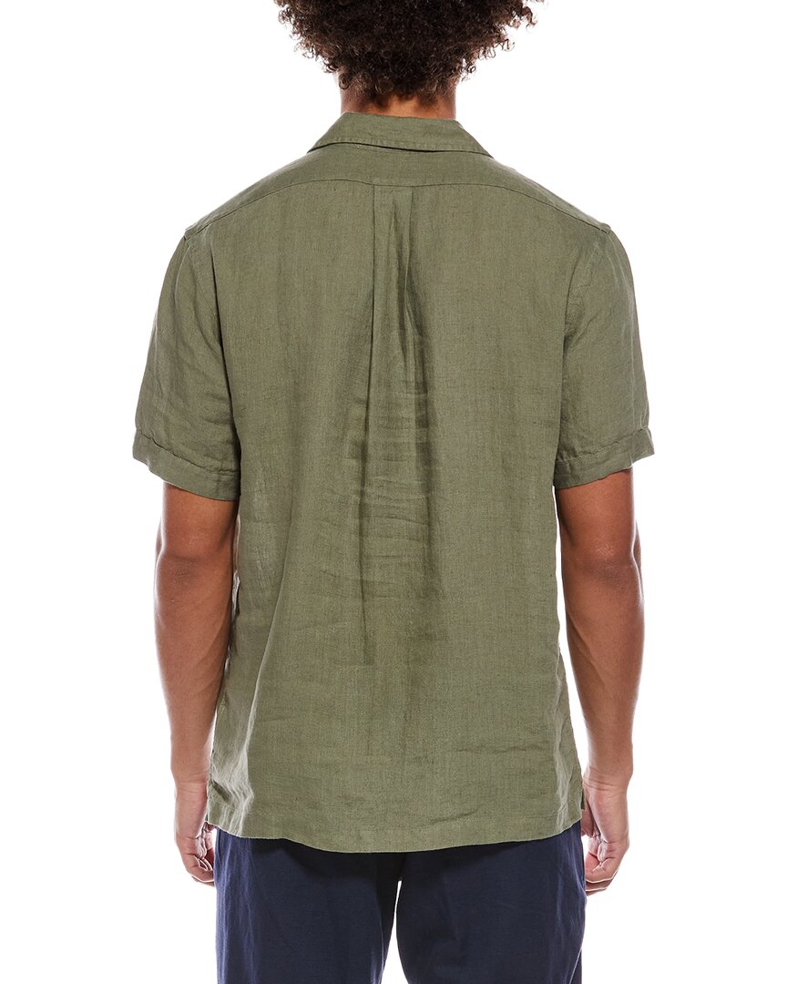 Brooks Brothers Brooks Brothers Solid Linen Camp Shirt
