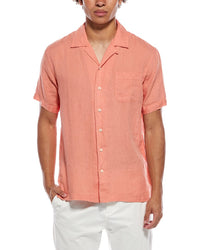 Brooks Brothers Brooks Brothers Solid Linen Camp Shirt