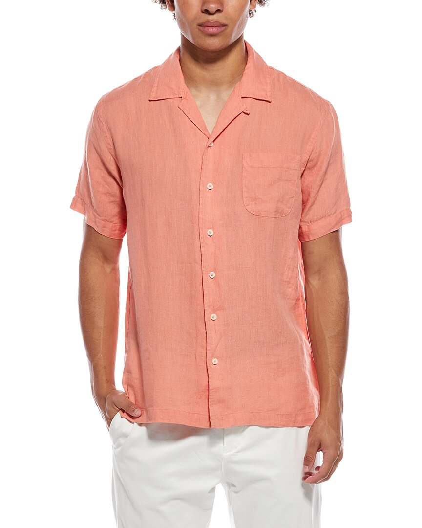 Brooks Brothers Brooks Brothers Solid Linen Camp Shirt