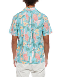 Brooks Brothers Leaf Print Camp Shirt