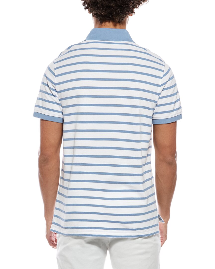 Brooks Brothers Pique Stripe Slim Fit Polo Shirt