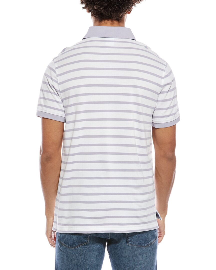 Brooks Brothers Pique Stripe Slim Fit Polo Shirt