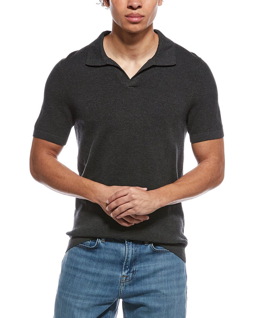 Brooks Brothers Pique Buttonless Polo Sweater