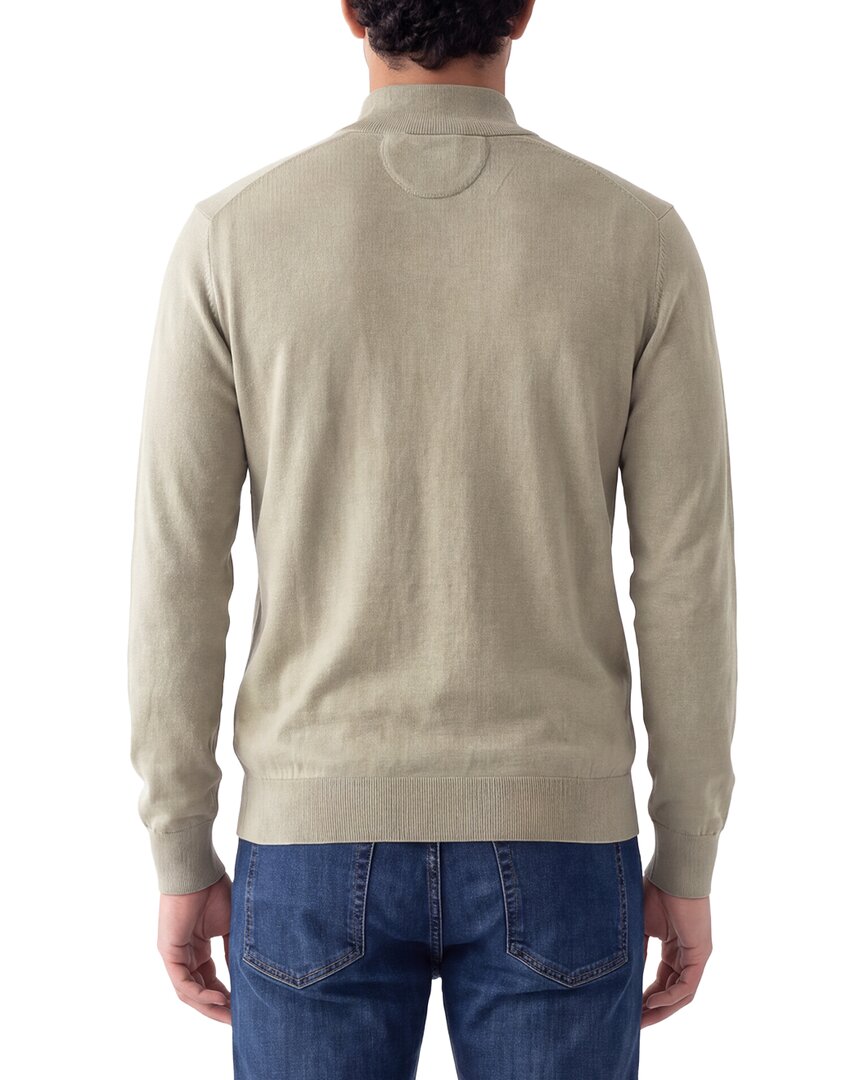 Raffi Jersey 1/4-Zip Mock Neck Sweater