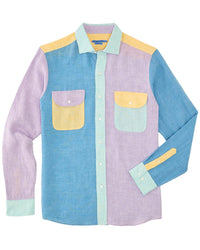 J.McLaughlin J.Mclaughlin Fun Linen Woven Shirt