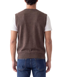 Raffi Merino Wool V-Neck Vest