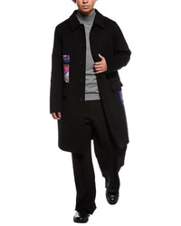 Valentino Cappotto Wool Vaporwave Coat