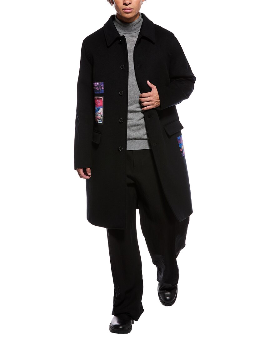 Valentino Cappotto Wool Vaporwave Coat
