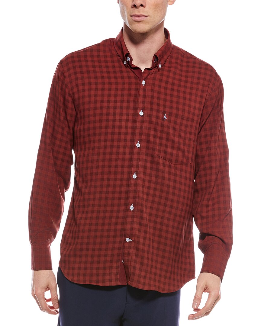 Tailorbryd Gingham Printed Performance Shirt