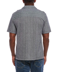 Madewell Textured Stripe Camp Collar Shirt