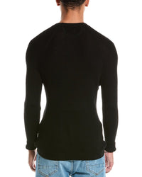Raffi Raglan Wool-Blend Crewneck Sweater