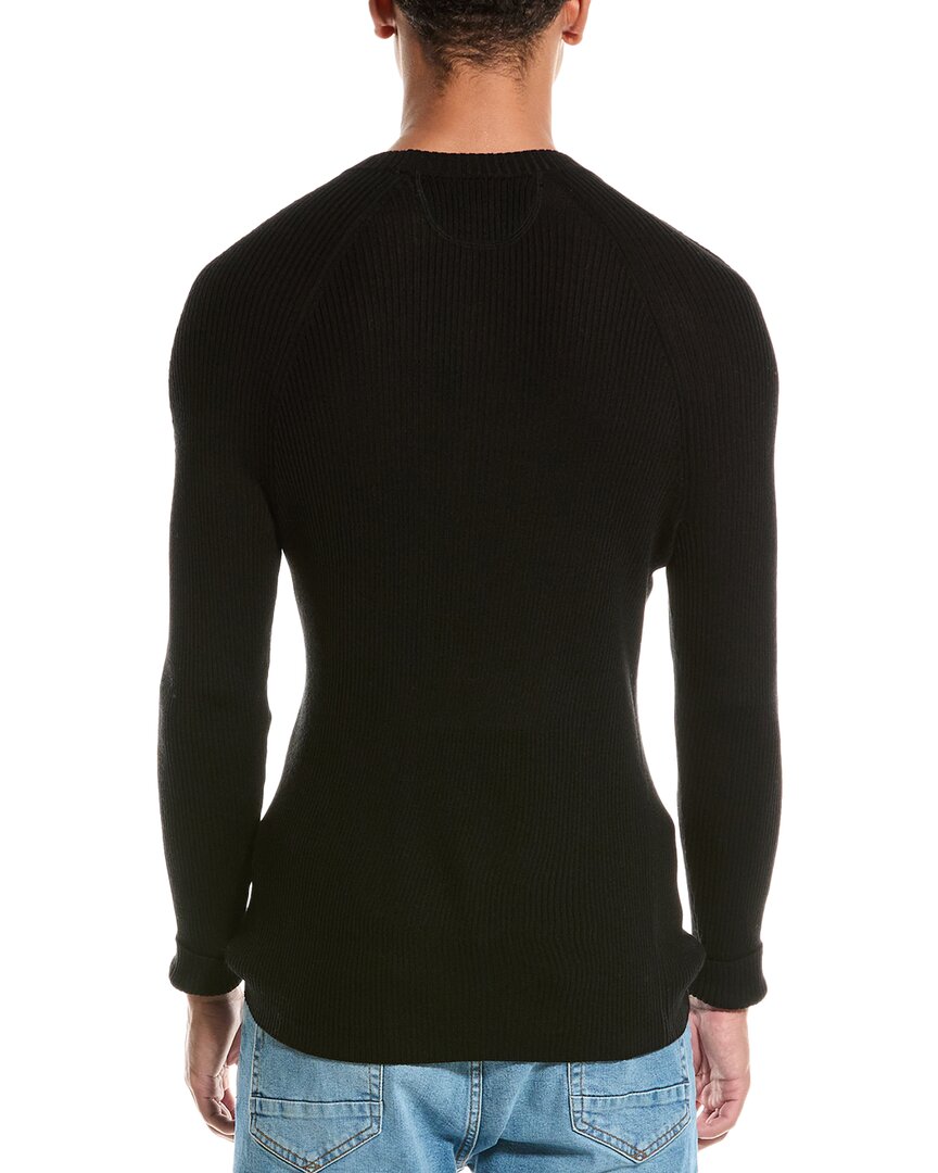 Raffi Raglan Wool-Blend Crewneck Sweater