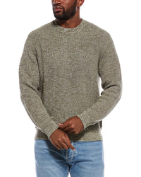 Madewell Marled Shaker Stitch Crewneck Sweater