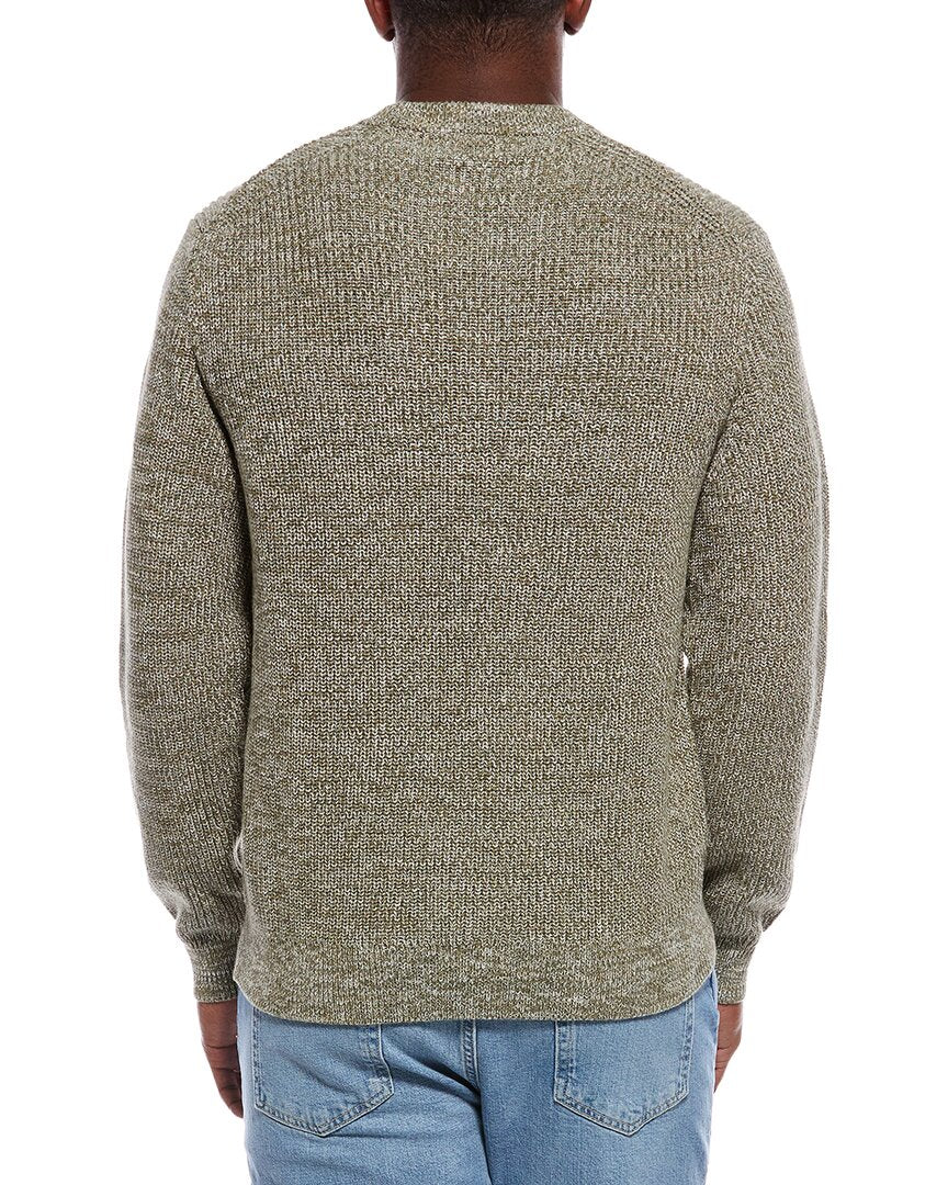 Madewell Marled Shaker Stitch Crewneck Sweater