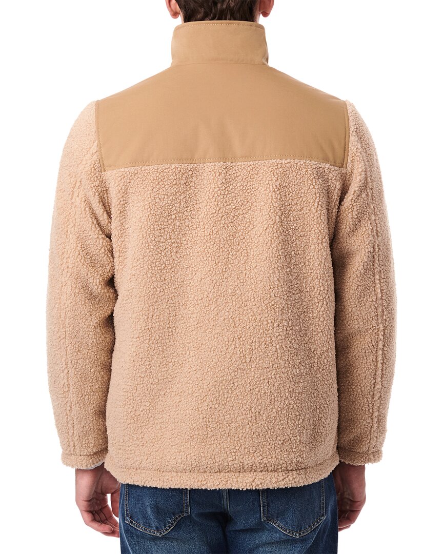 Bernardo Utility Mix Vegan Fur Jacket