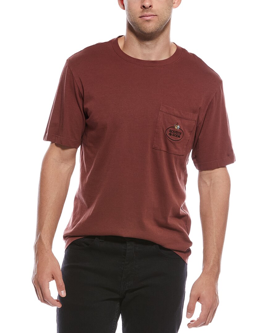 Scotch & Soda Scotch & Soda Garment-Dyed Pocket T-Shirt
