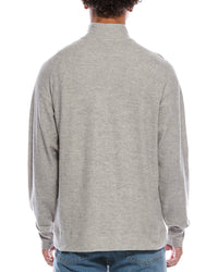James Perse Brushed Thermal 1/2-Zip Sweater
