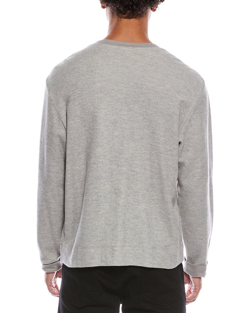 James Perse Brushed Thermal Crewneck Sweater