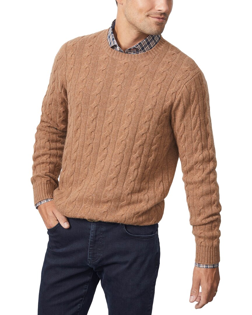 J.Mclaughlin Eamon Solid Cable Cashmere Sweater