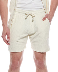 Weatherproof Vintage Geometric Terry Drawstring Short