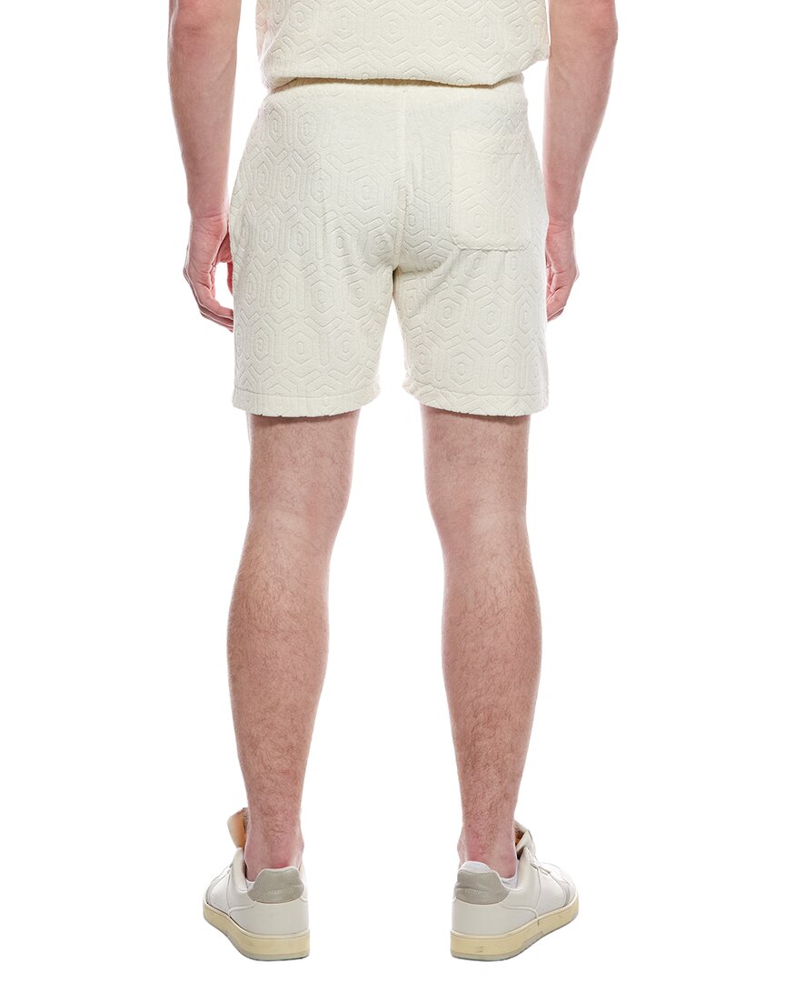 Weatherproof Vintage Geometric Terry Drawstring Short