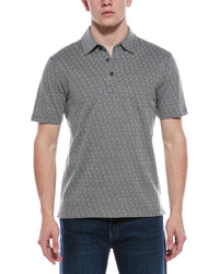 Weatherproof Vintage Diamond Jacquard Polo Sweater
