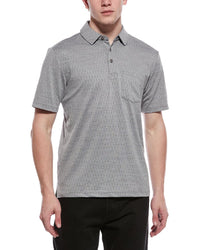Weatherproof Vintage Diamond Textured Polo Shirt