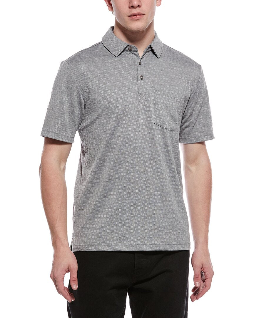 Weatherproof Vintage Diamond Textured Polo Shirt