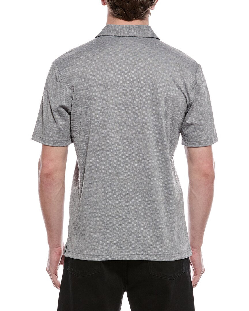 Weatherproof Vintage Diamond Textured Polo Shirt