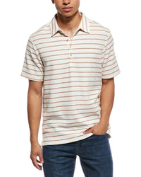 WEATHERPROOF VINTAGE Weatherproof Vintage Terry Striped Polo Shirt