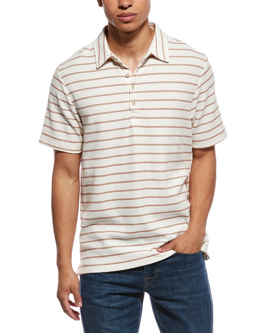 WEATHERPROOF VINTAGE Weatherproof Vintage Terry Striped Polo Shirt