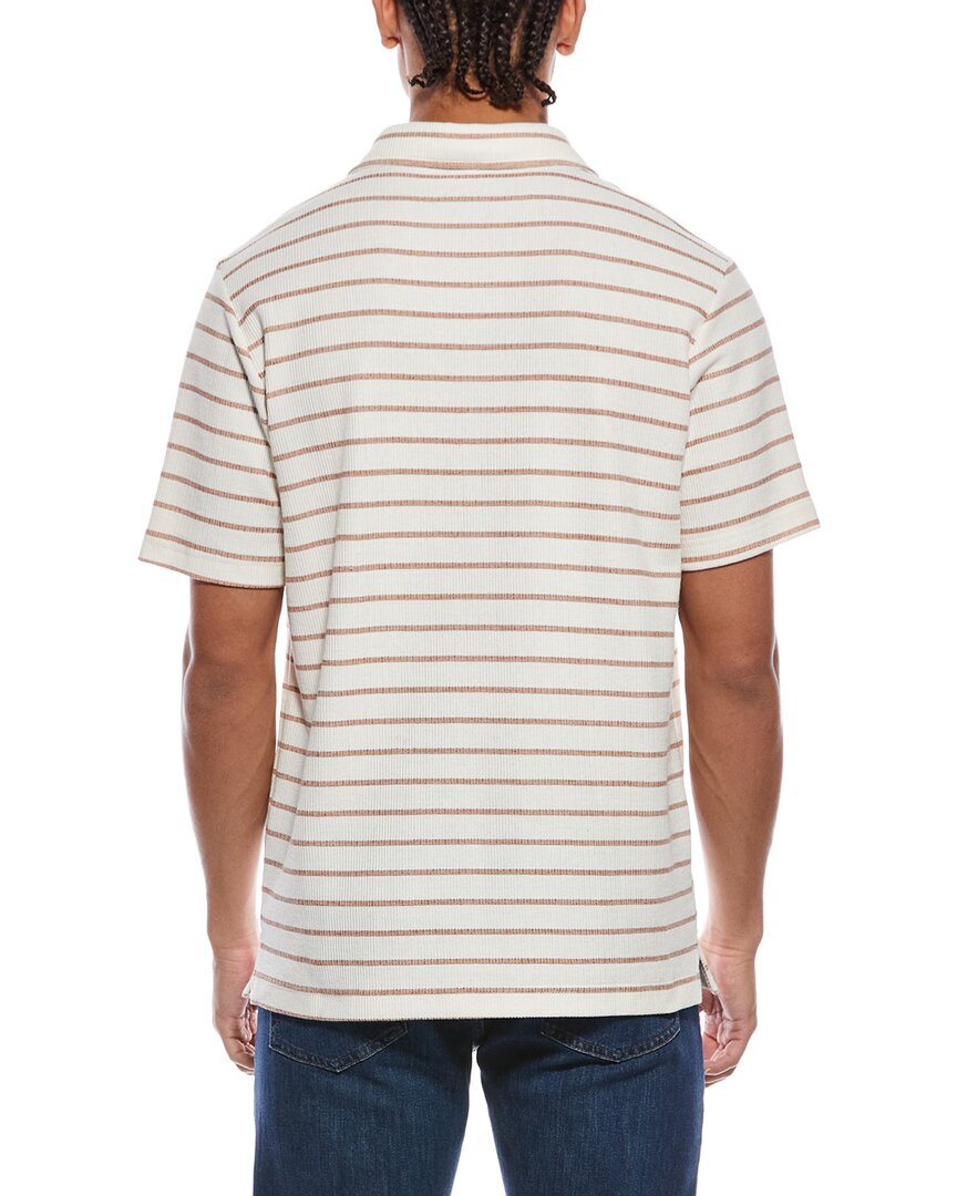 WEATHERPROOF VINTAGE Weatherproof Vintage Terry Striped Polo Shirt