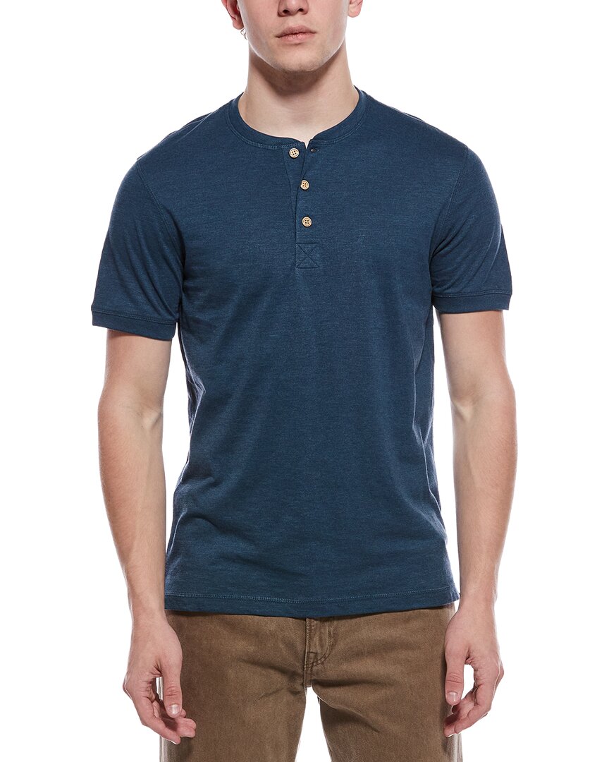 Weatherproof Vintage Sueded Jersey Henley T-Shirt
