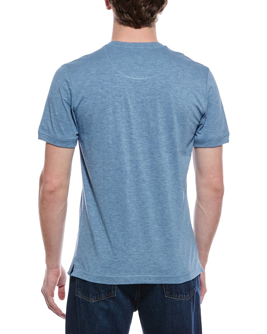 Weatherproof Vintage Sueded Jersey Henley T-Shirt