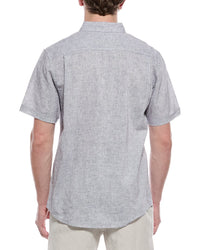 Weatherproof Vintage Linen-Blend Mixy Solid Shirt