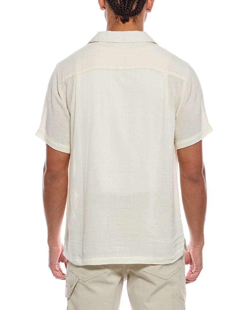 Weatherproof Vintage Linen-Blend Airtex Camp Shirt