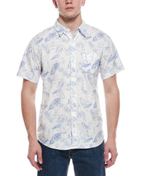 Weatherproof Vintage Seersucker Print Shirt