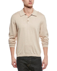 Weatherproof Vintage Cashmere-Blend Polo Sweater