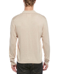 Weatherproof Vintage Cashmere-Blend Polo Sweater