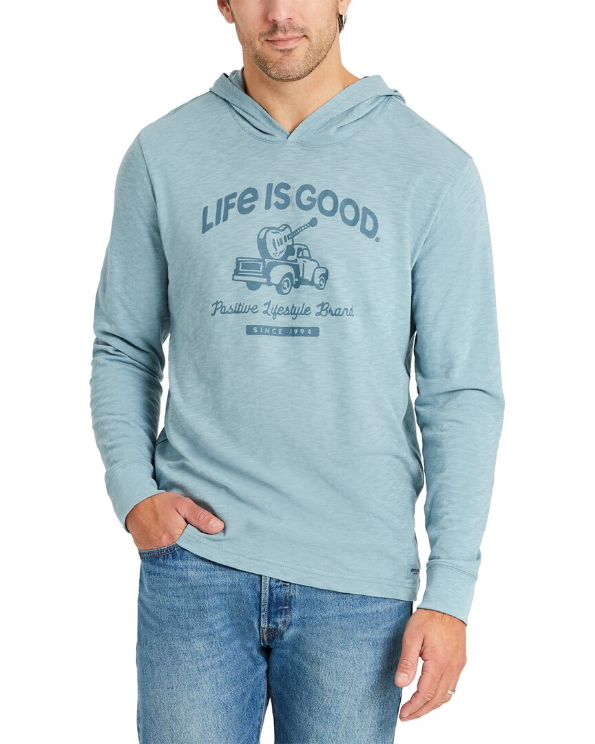 Life Is Good® Hooded Slub T-Shirt