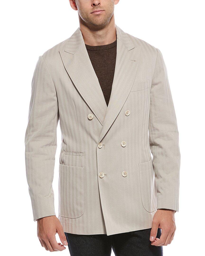Brunello Cucinelli Silk-Blend Blazer
