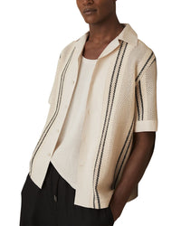 Reiss Opal Crochet Shirt